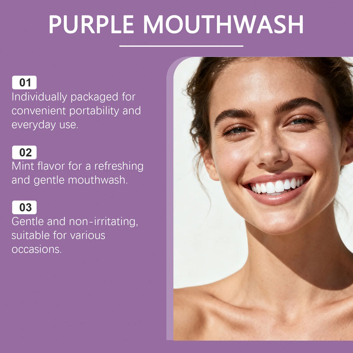 Fresh Mint Portable Mouthwash – 20 Travel Packets | HIP Travel Mouthwash HIP