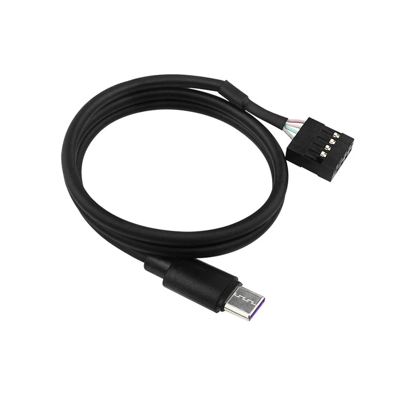 USB-C to 9-Pin Motherboard Power & Data Cable – 50cm USB Power Cable HIP