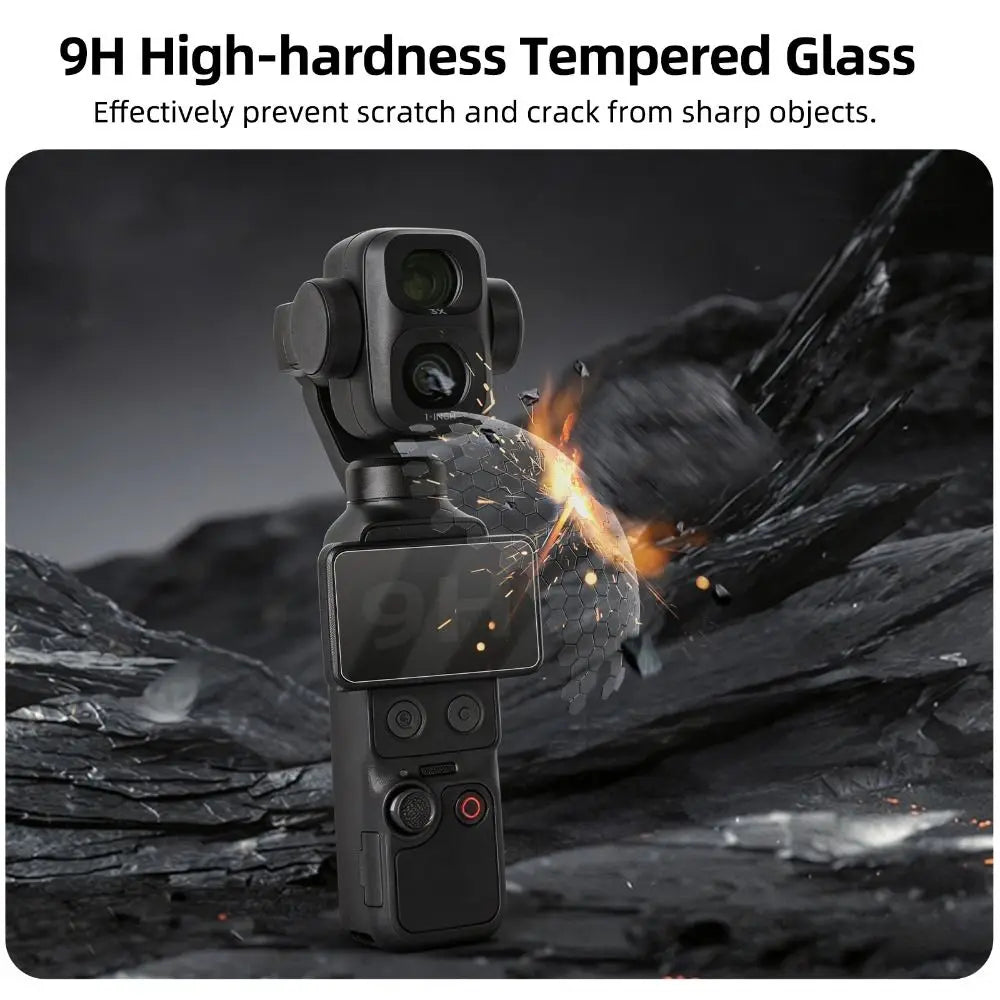 9H Tempered Glass Screen Protector for DJI Osmo Pocket 4P/4/3 Camera Screen Protector HIP