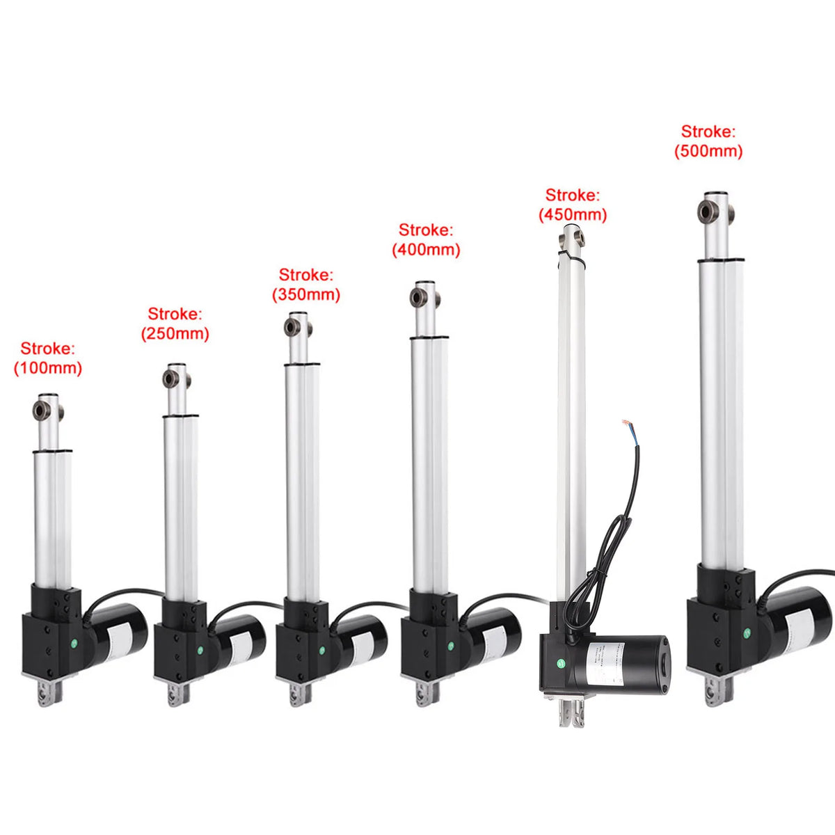 12V Linear Actuator 6000N Maximum Lift Stroke Electric Motor for Auto Car 12 Volt Linear Actuator Heavy Duty Linear Actuator HIP 350mm