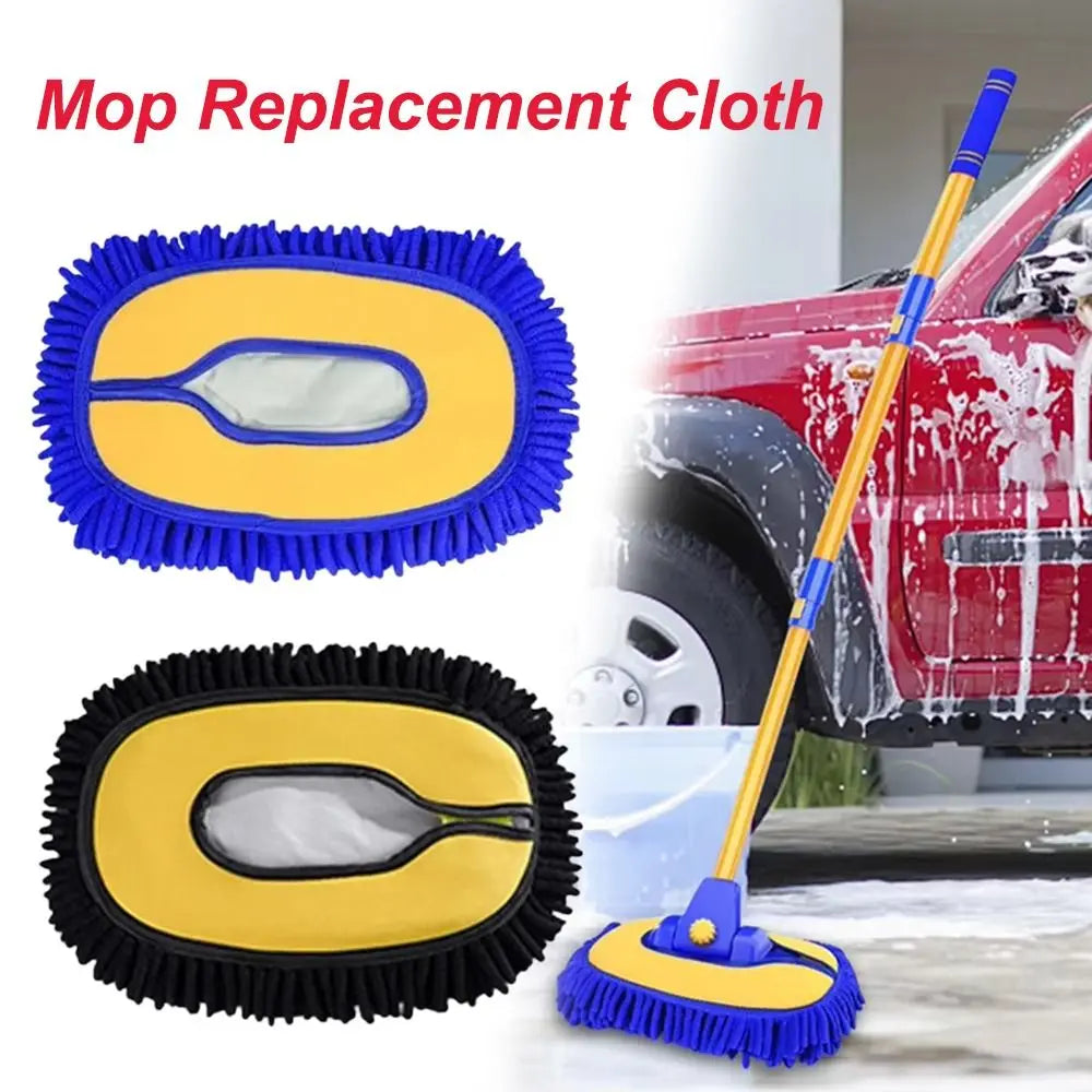 27cm Chenille Car Wash Mop Head Replacement Cloth | Reusable Mop Head Replacement HIP