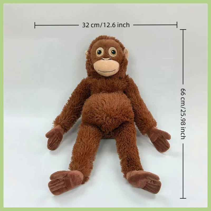 66cm Giant Orangutan Stuffed Plush Toy – Soft Monkey Gift Stuffed Plush Toy HIP NEW