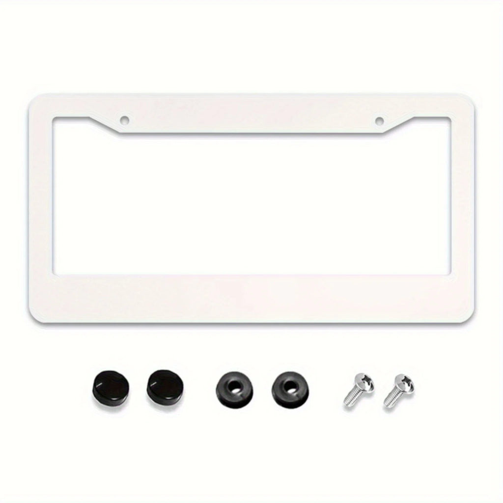 Bat & Full Moon Stainless Steel License Plate Frame License Plate Frame HIP