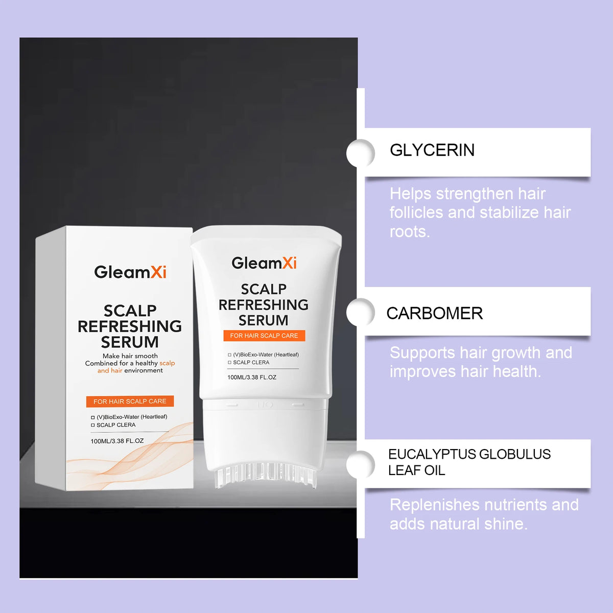 Volumizing Shampoo Bar & Scalp Serum Set – All Hair Types Hair Care Set HIP