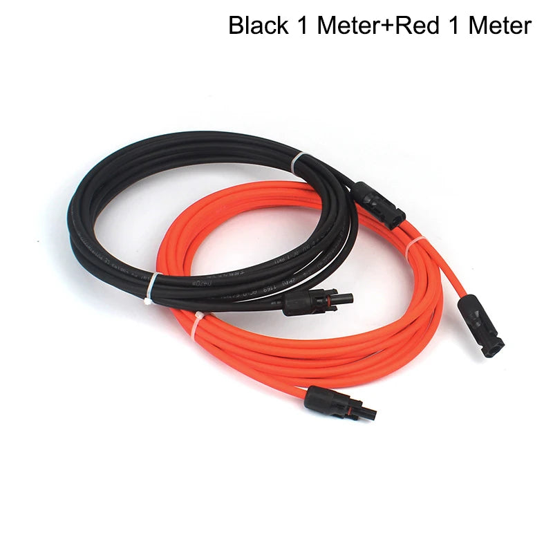 14AWG Solar Panel Extension Cable – Male & Female PV Connectors Solar Extension Cable HIP 1M