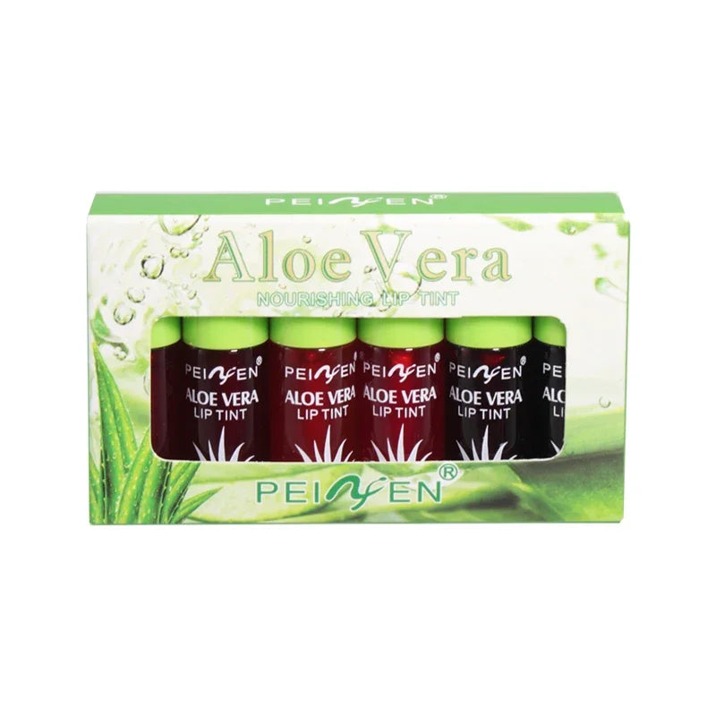 HANGENEE Mirror Lip Gloss Set – Aloe Tint & Plumper 6pc Lip Gloss Set HIP
