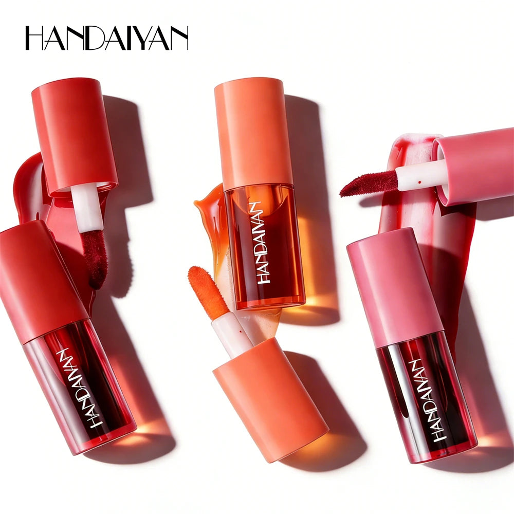 1Pc Long-lasting Lip Dyeing Waterproof Highly Pigmented Lightening Lip Textures Moisturizing Non-stick Cup Lip Tint Stain Makeup HIP