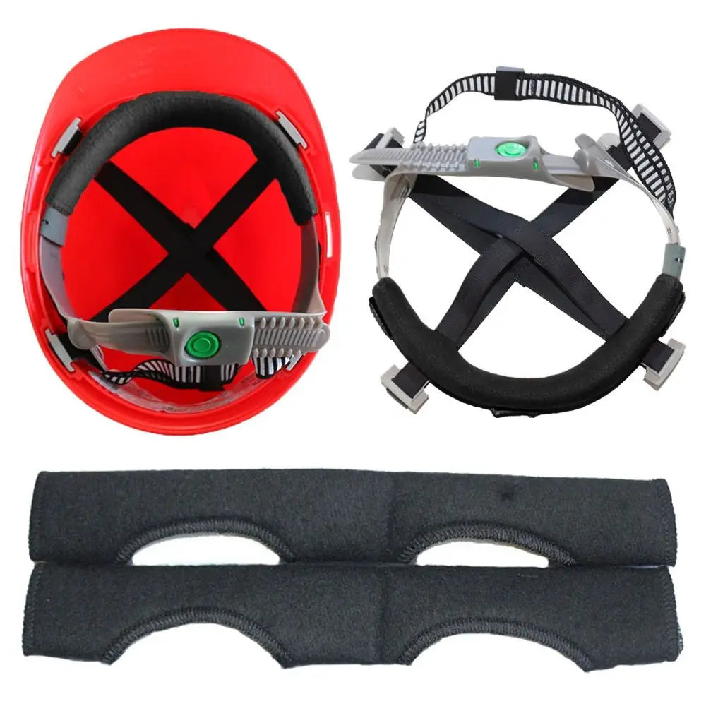 2-Pack Hard Hat Sweatband Liner – Cotton Air Cushion 240×40mm Helmet Sweatband Liner HIP