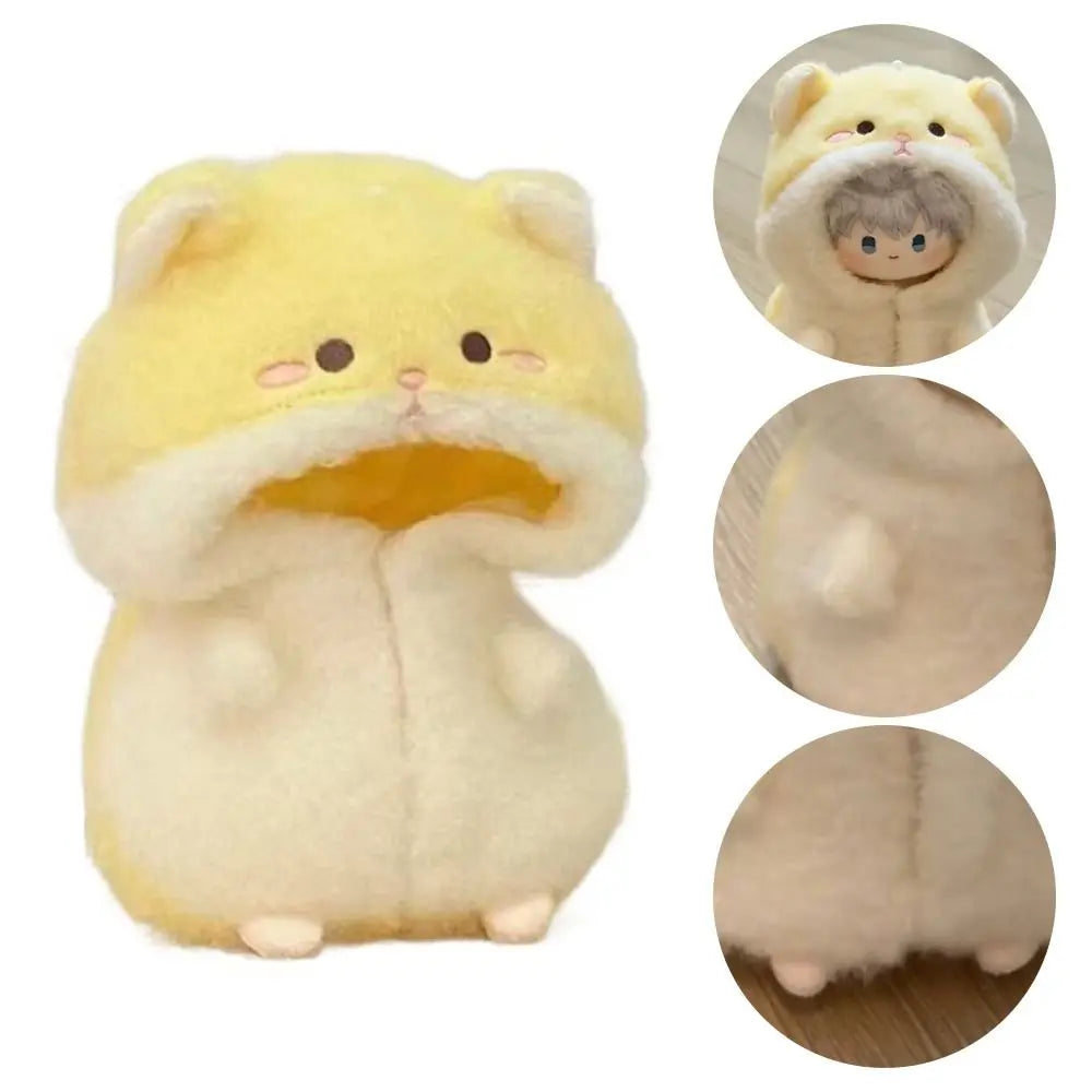 10cm Cartoon Hamster Doll Jumpsuit – Miniature Pajamas Set Doll Costume Set HIP