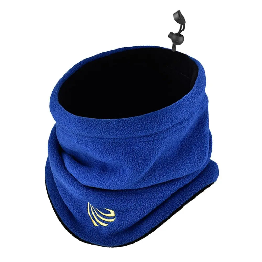 Fleece Neck Gaiter Ski Tube Scarf – Unisex Winter Face Mask Fleece Neck Gaiter HIP blue