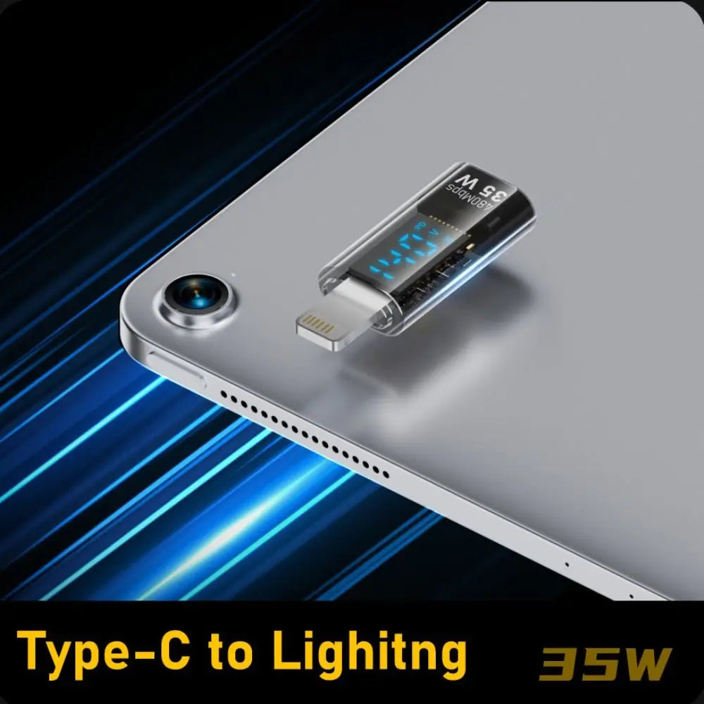 PD 140W USB-C Adapter LED Power Meter Tester 40Gbps 8K USB-C Power Adapter HIP