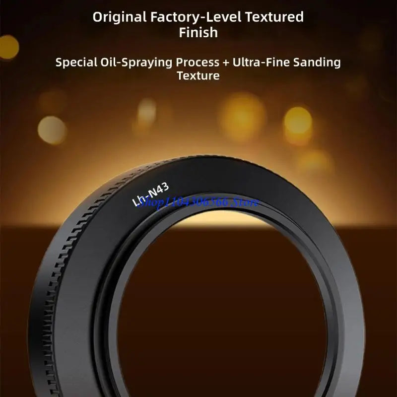 Aluminum Lens Hood for 35mm f/1.7 – 52mm HN-43 Shade Camera Lens Hood HIP