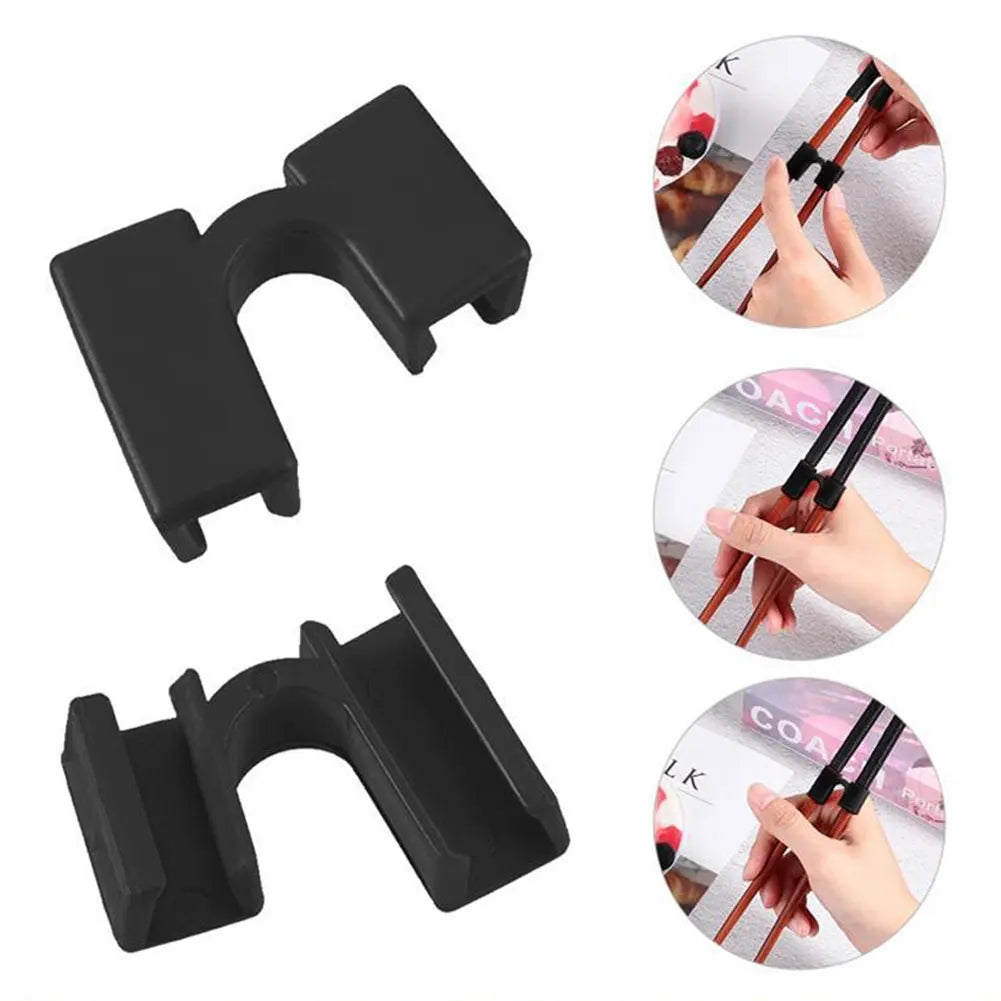 5Pcs Plastic chopsticks clip Chopsticks Aid Training Covers Chopstick Holders Chopstick Clamps Sushi Chopsticks Kitchen Tools HIP