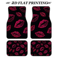 Pink Lip Print Car Floor Mats 4-Piece | All-Weather Non-Slip Car Floor Mats HIP 1