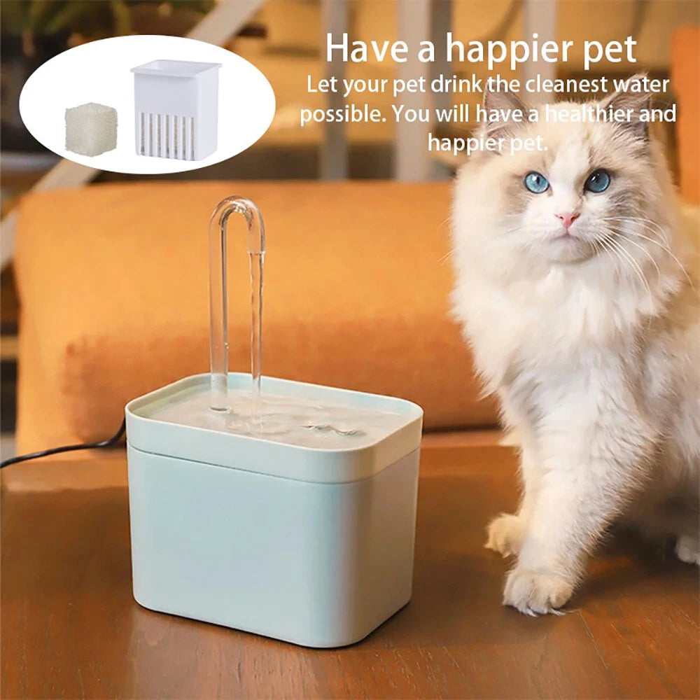 Replacement Filters for Cat Water Fountain, Pet Water Dispenser Filter Box & Cotton Sponge Set, Easy Clean Install, 10/20 Pcs HIP