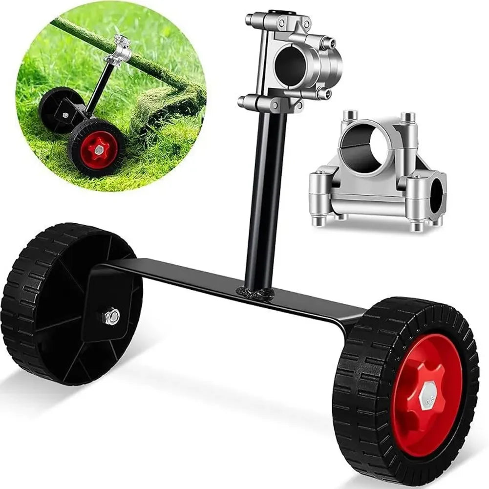 Lawn Mower Upgrade Support Wheel Kit Fits 26/28mm Tube Easy Lawn Care Auxiliary Wheel for Grass Cutter Garden Tool Accessory HIP