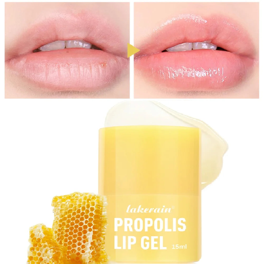 Honey Lip Butter with Propolis Lipcerin Original Hydrating Overnight Manuka Lip Balm Mask 12hr Long Lasting Moisture Skin Care HIP