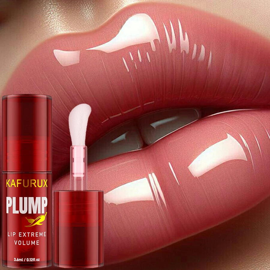 1/2PCS Lip Plump Long Lasting Lip Oil Moisturizing Lip Gloss Serum Instant Volumising Essence Oil Repair Lip Fine Lines Increase HIP