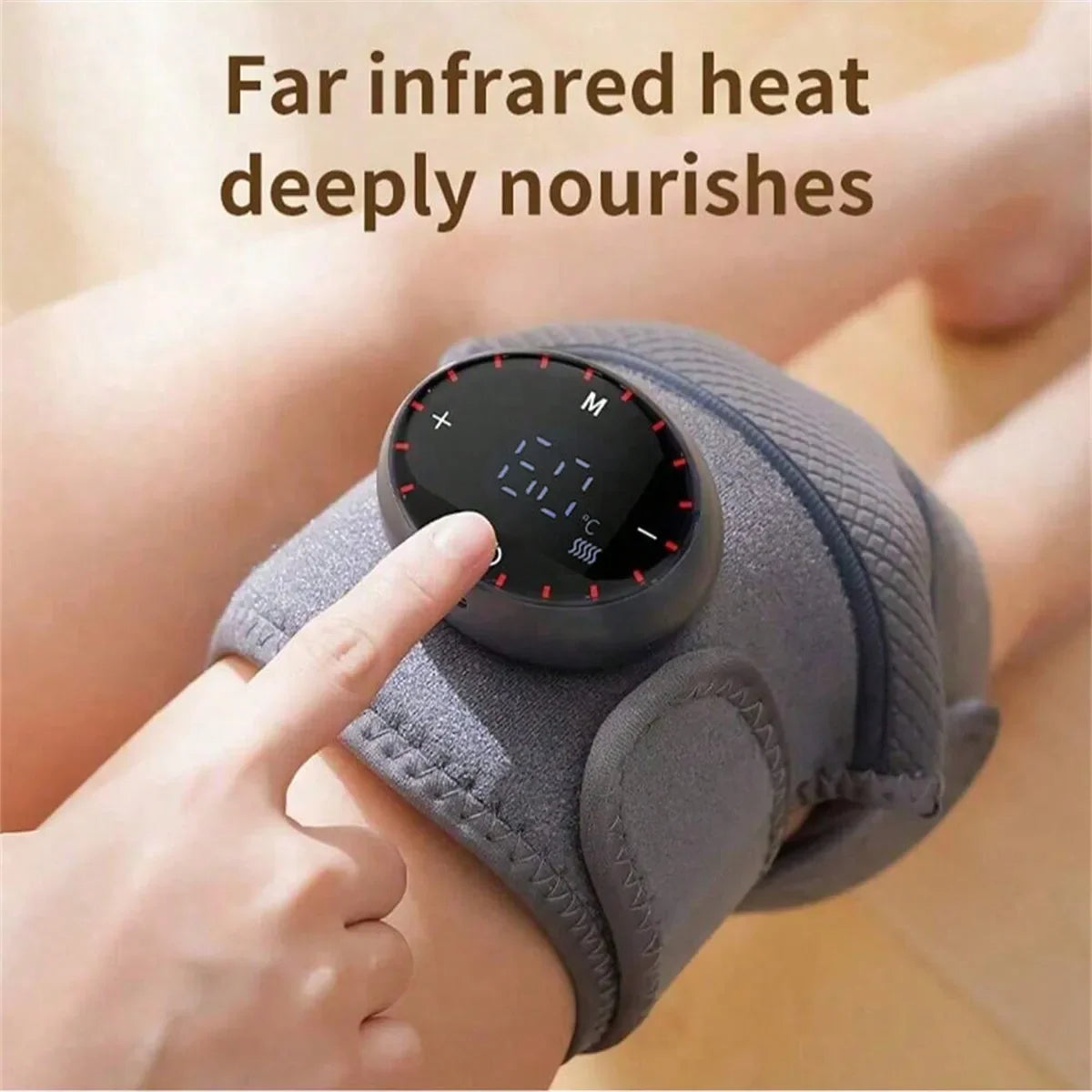 Rechargeable Heated Knee Massager – 3D Heat & Vibration Knee Massager HIP