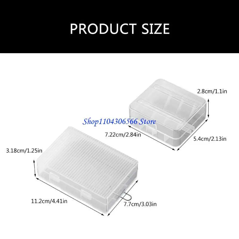 26650 Battery Storage Case – Dustproof PP Holder Box | HIP Battery Storage Case HIP