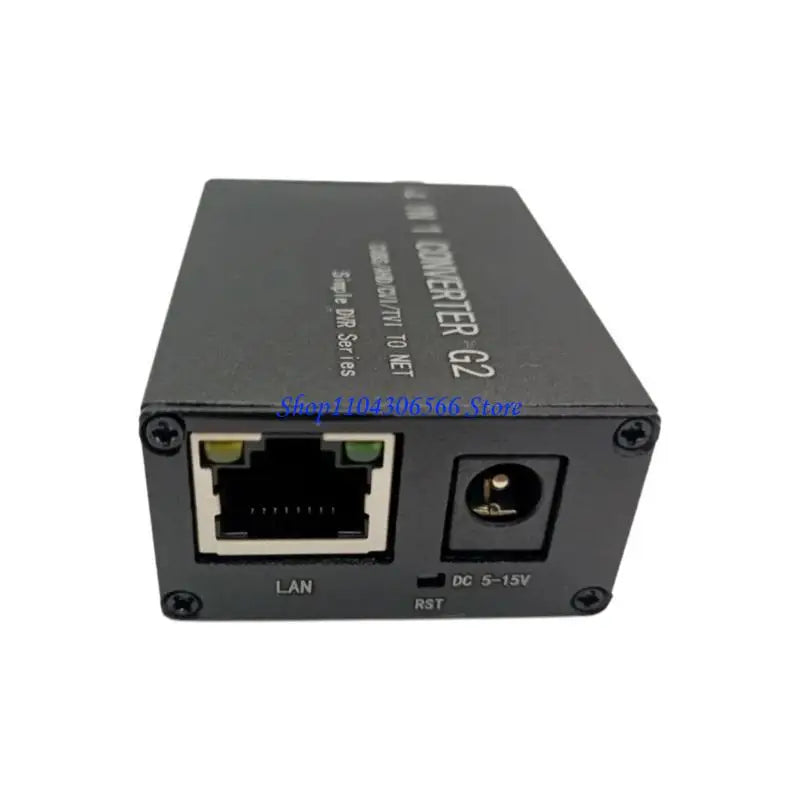 4-in-1 Analog to Network Converter H.265 RTSP – CVBS AHD TVI Video Signal Converter HIP