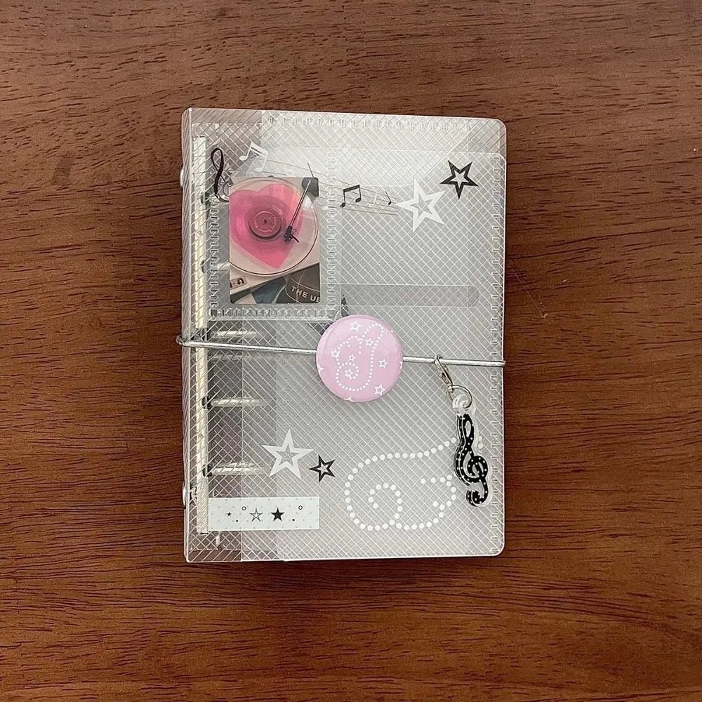 Music Theme M5 Binder Refill Pages – Transparent Card Organizer Binder Refill Pages HIP A-Note