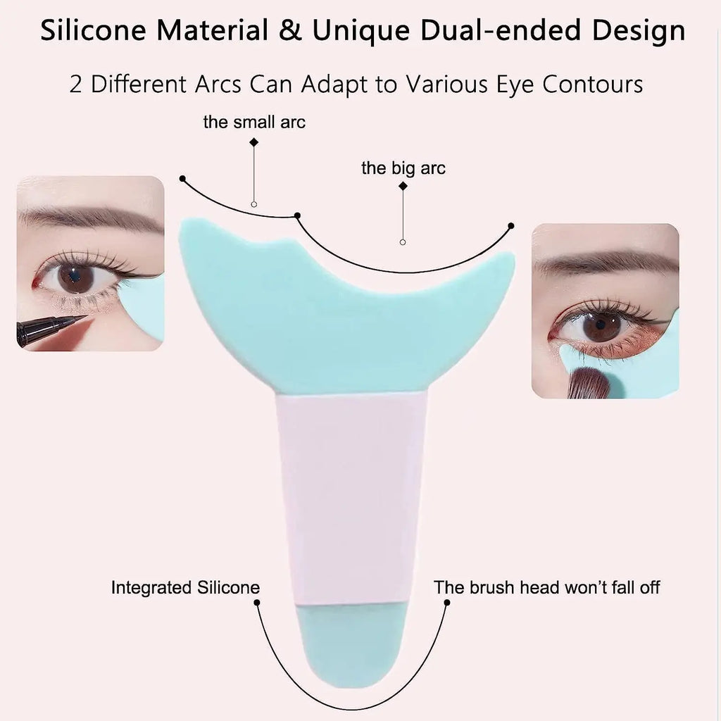 Silicone Mascara Shield & Eyelash Guard Applicator Tool Eye Makeup Tool HIP