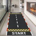 Race Track Runner Rug – Non-Slip Kids Car Theme Floor Mat Kids Runner Rug HIP 1 40x120cm