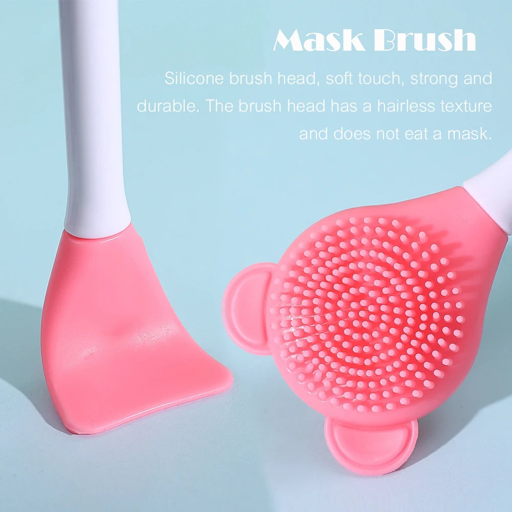 2-in-1 Silicone Face Mask Brush – Double-Head Applicator Face Mask Brush HIP