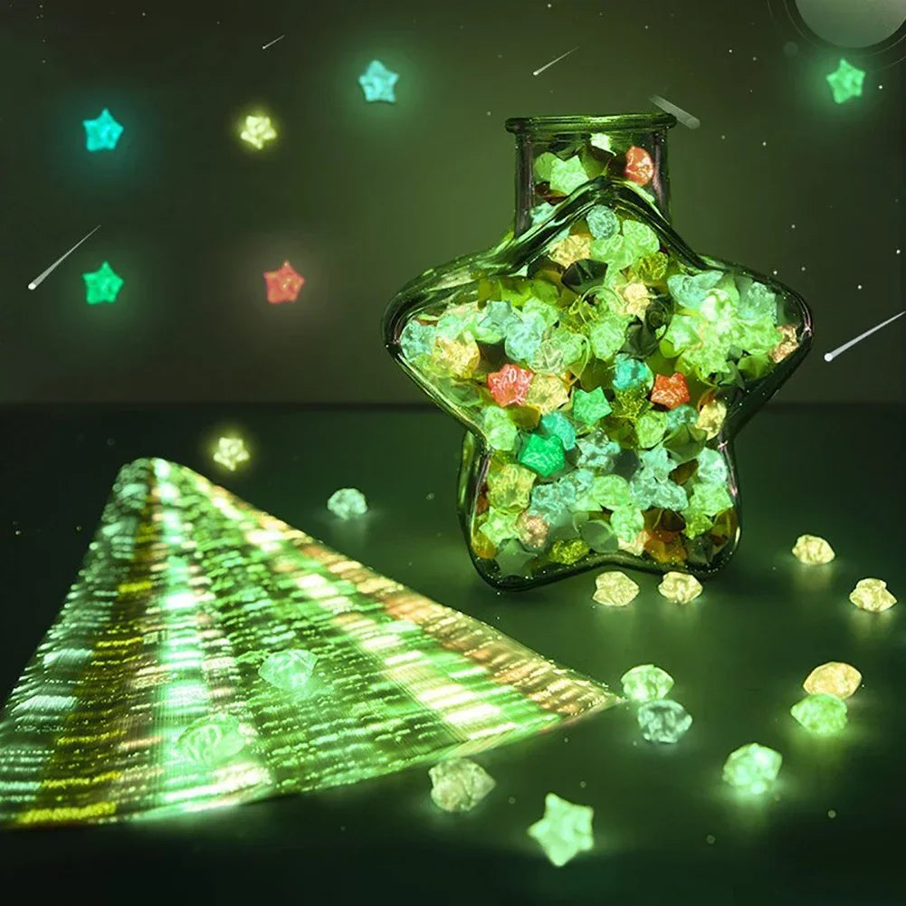 210pcs/lot Happy Glow in Dark Lucky Star Origami Fluorescence Folding Strip Paper Best Wishes Handcraft Gift Craft Paper Decor HIP