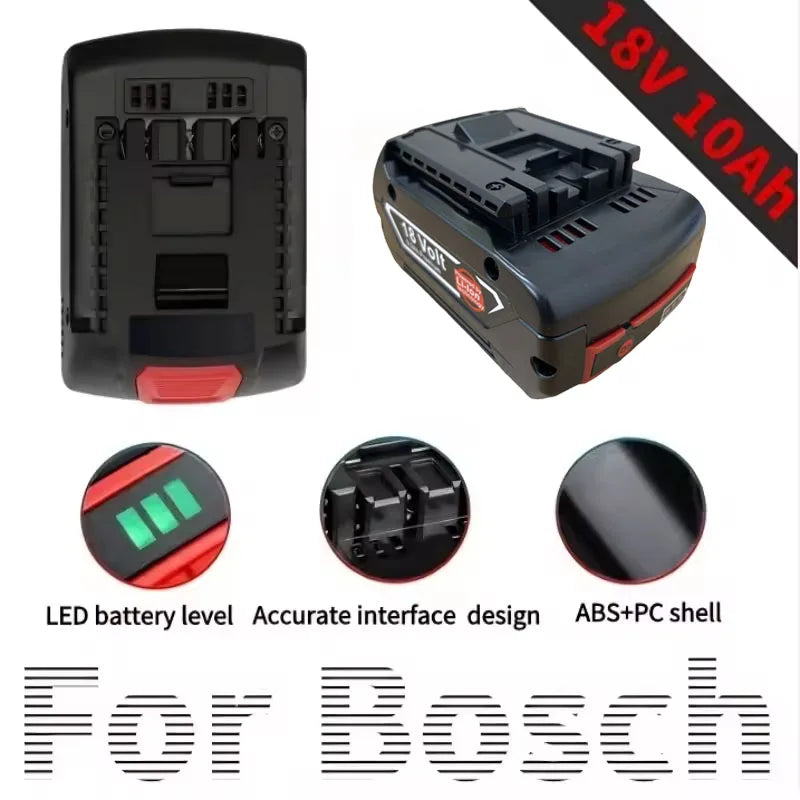18V 10Ah Li-Ion Replacement Battery for Bosch BAT609 | HIP Power Tool Battery HIP