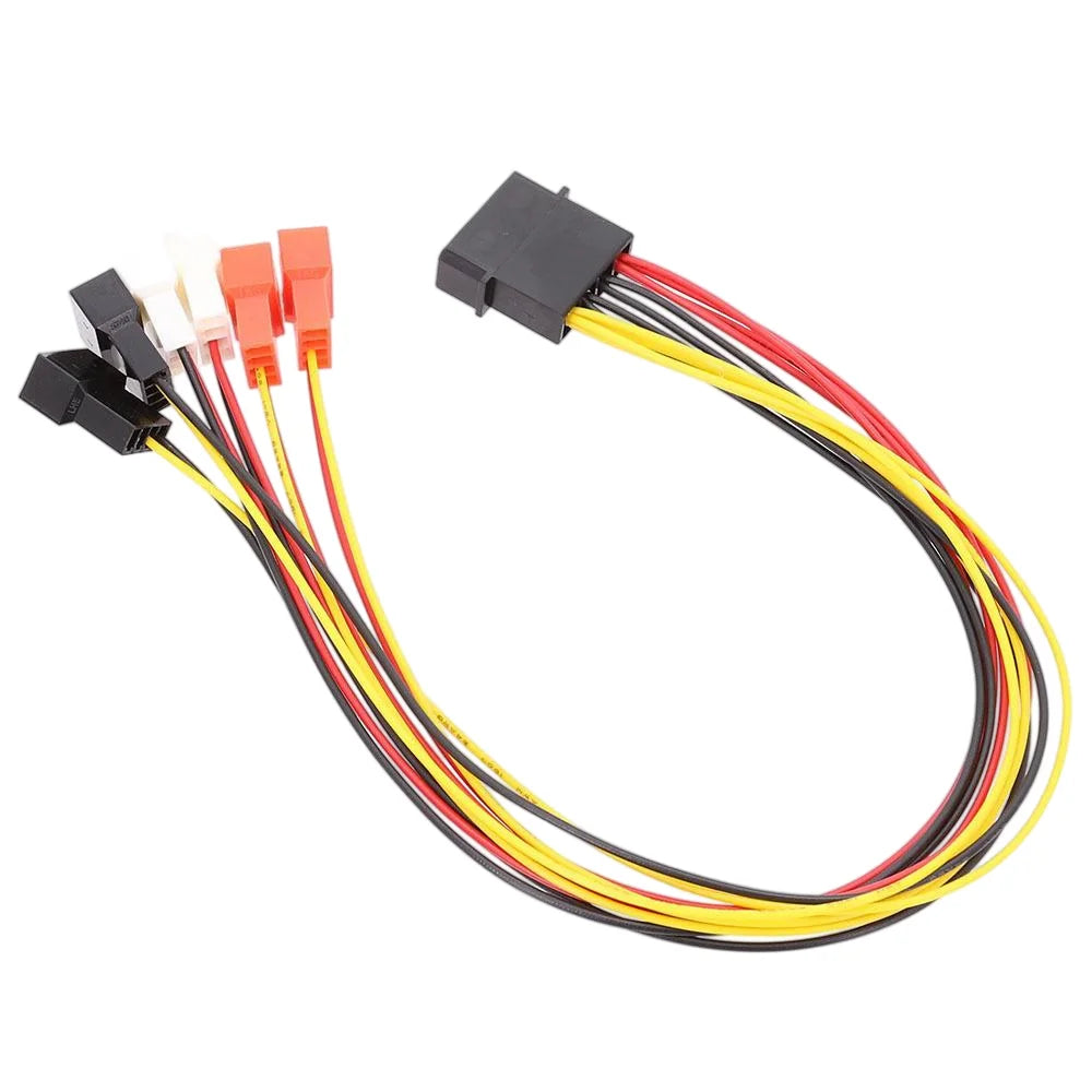 IDE 4-Pin Molex to Fan Adapter Cable – 12V 7V 5V | OULLX Fan Adapter Cable HIP As Photo