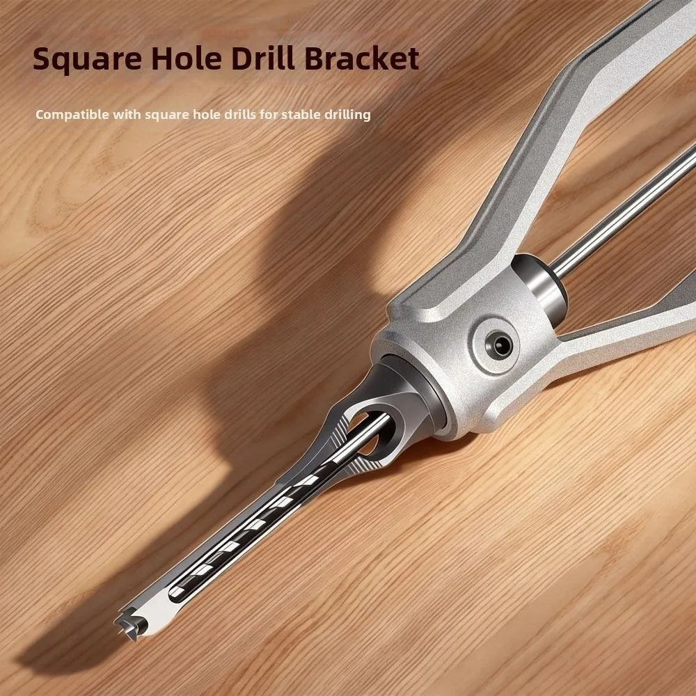 Square Hole Drill Bit Set – Mortising Chisel Adapter 6.4–14mm Mortising Drill Bit Set HIP