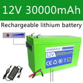 12V 30Ah Lithium Battery Pack with 30A BMS & 12.6V Charger Lithium Battery Pack HIP 30000mAh