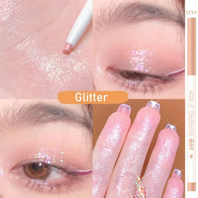 Champagne Gold Lying Silkworm Shadow Pen Natural Matte Pearlescent Water Proof Lasting Glitter Eyeliner Eye Makeup Beauty Tools HIP 03 1