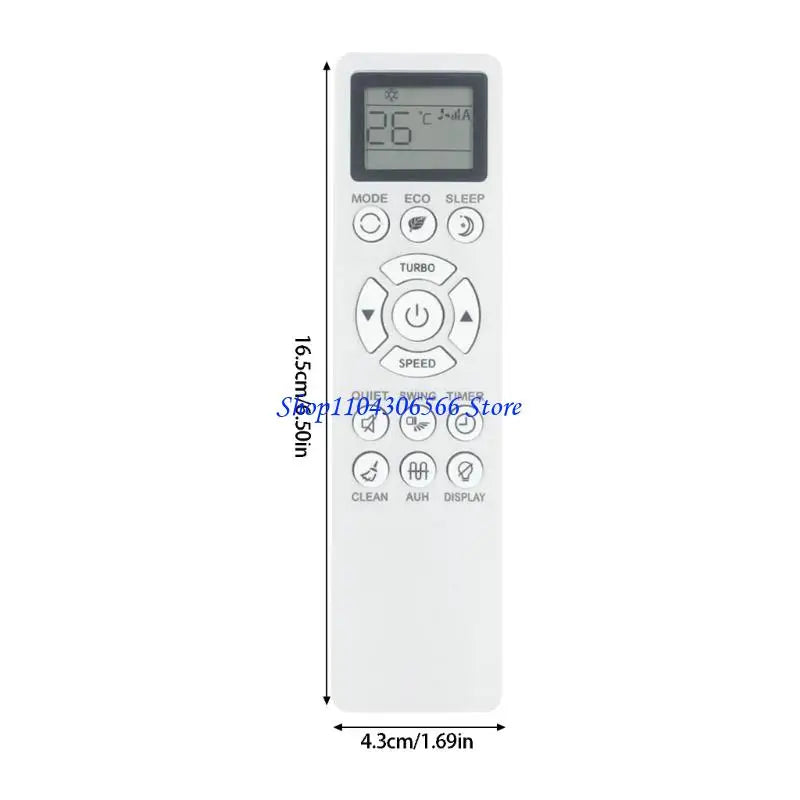 KKG33A-C1 AC Replacement Remote Control – IR, No Setup AC Remote Control HIP