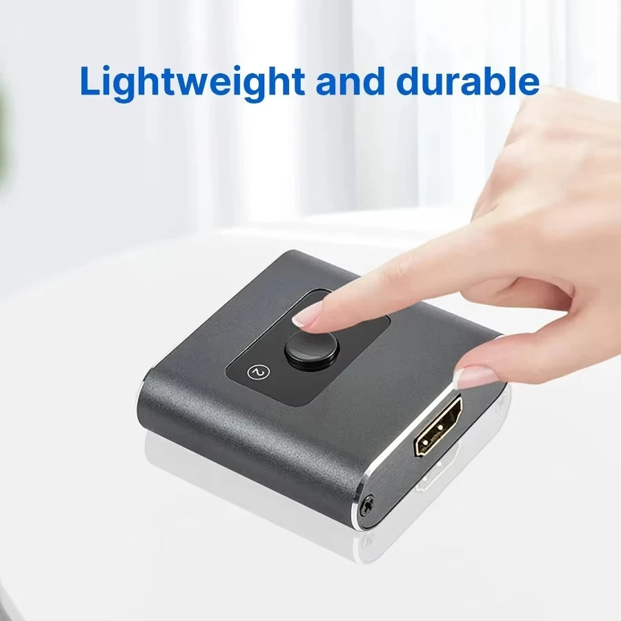 4K HDMI Bidirectional Switch 2 In 1 Out / 1 In 2 Out HDMI Switcher HIP