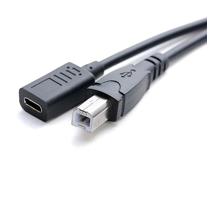 USB-C to USB-B Adapter Cable | Printer, Scanner & HDD USB Adapter Cable HIP