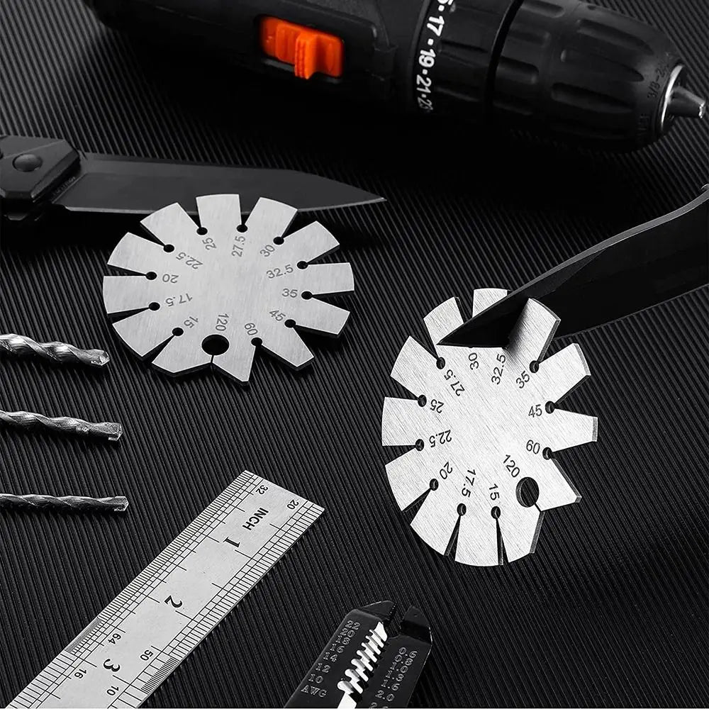 Stainless Steel Bevel Gauge Angle Protractor 15°–120° Angle Measuring Tool HIP