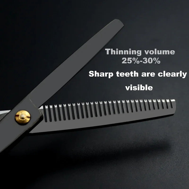 Professional hairdressing scissors barber accesories Hair Thinning Cut Metal Scissors Tooth Shears Styling Tool cutting scissors HIP
