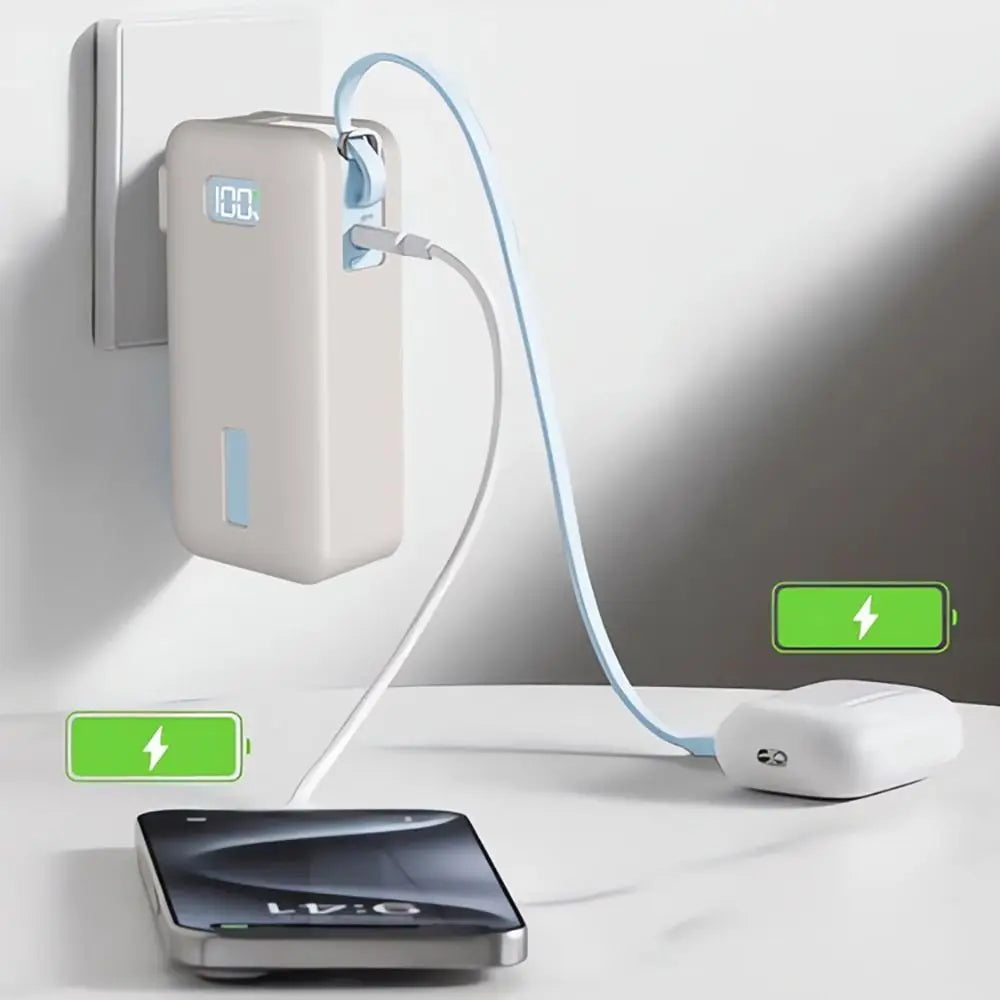 Silicone Case for Anker NANO 3-in-1 Power Bank 10000mAh 30W Power Bank Case HIP