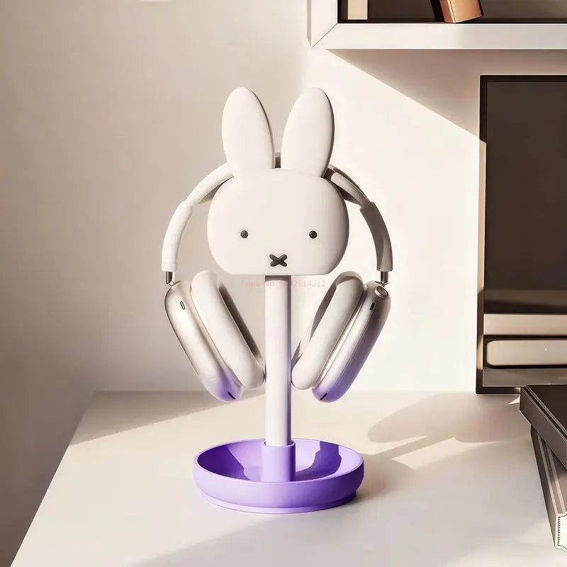 Miffy Headphone Stand – Cute Gaming Headset Desktop Rack Headphone Stand HIP