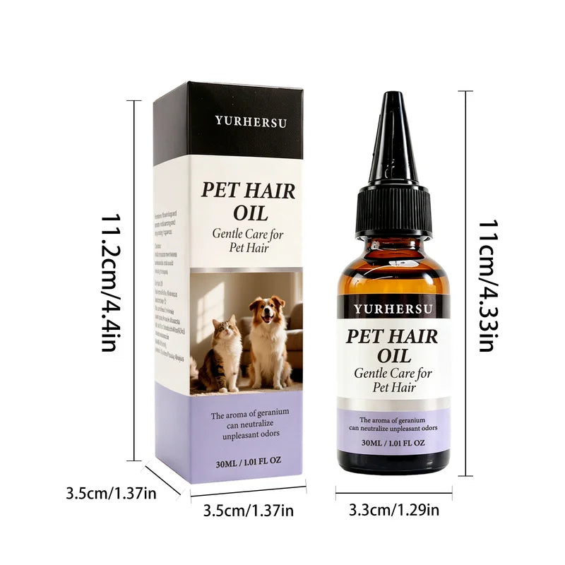 Pet Fur & Coat Oil – Detangling, Shine & Sensitive Skin Pet Coat Oil HIP
