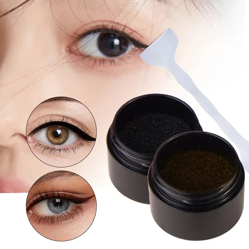 Waterproof Lower Eyelash Stamp Set New Easy To Use Quick Dry Eye Liner Portable 0.01mm Tip Lower Lash Stamp With Ink 2 In 1 HIP