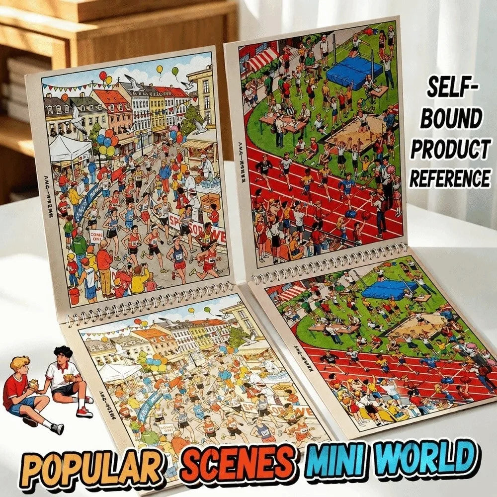 3D Miniature DIY Sticker Book – Scrapbooking & Journaling Kit DIY Sticker Book HIP