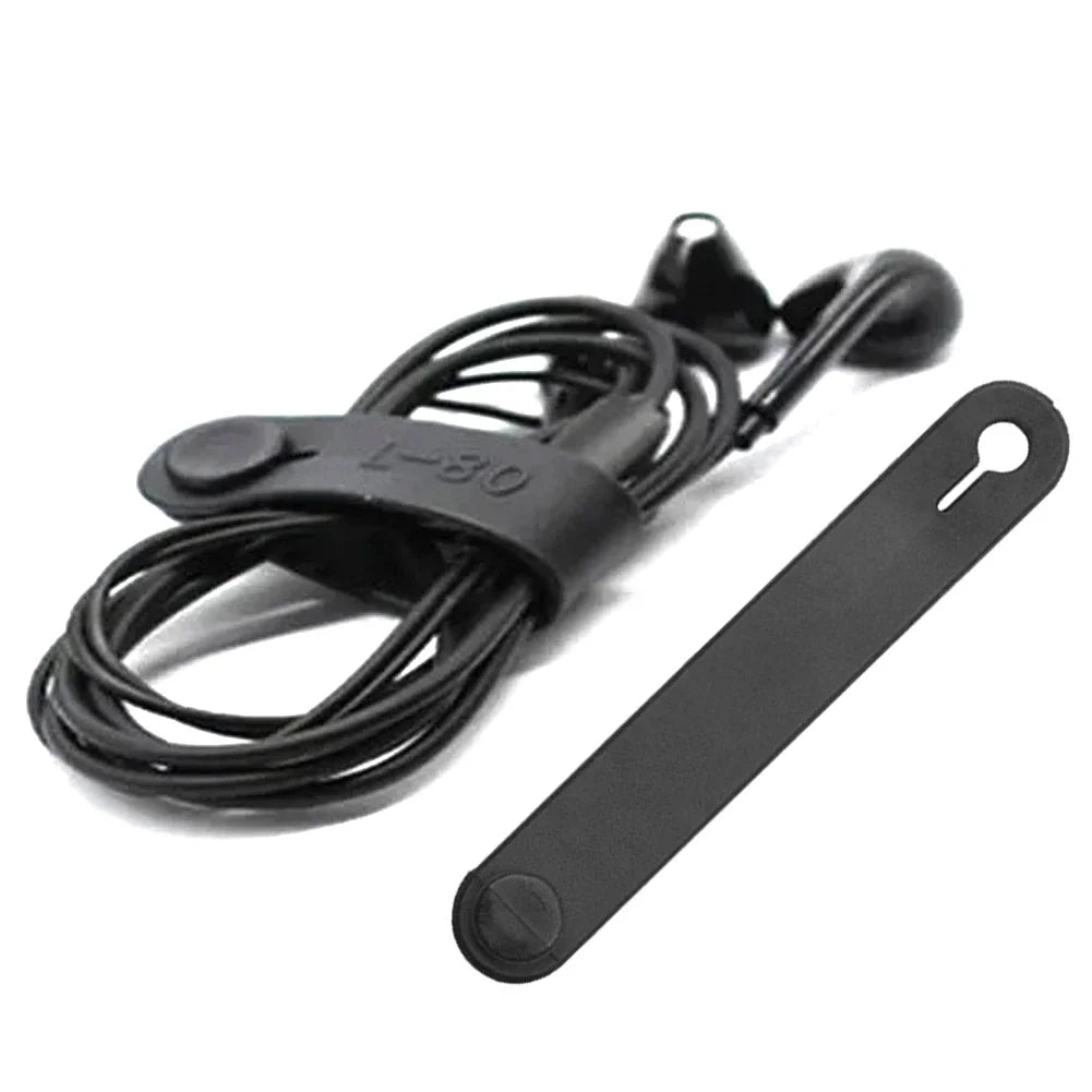 5Pcs 5/9cm Rubber Cable Ties For Securing Cable Ties Wiring Harness Rubber Bands Motorcycle Electric Vehicle Accessories HIP