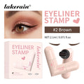 Lakerain Eyeliner Stamp Heart Pattern Precision Liner Long Lasting Color Portable Eye Liner Essential For Makeup Beginners HIP 2brown