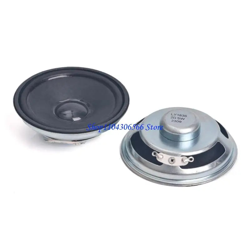 2.5" Full Frequency Stereo Woofer Loudspeaker 5W 2 Ohm Speaker Driver HIP