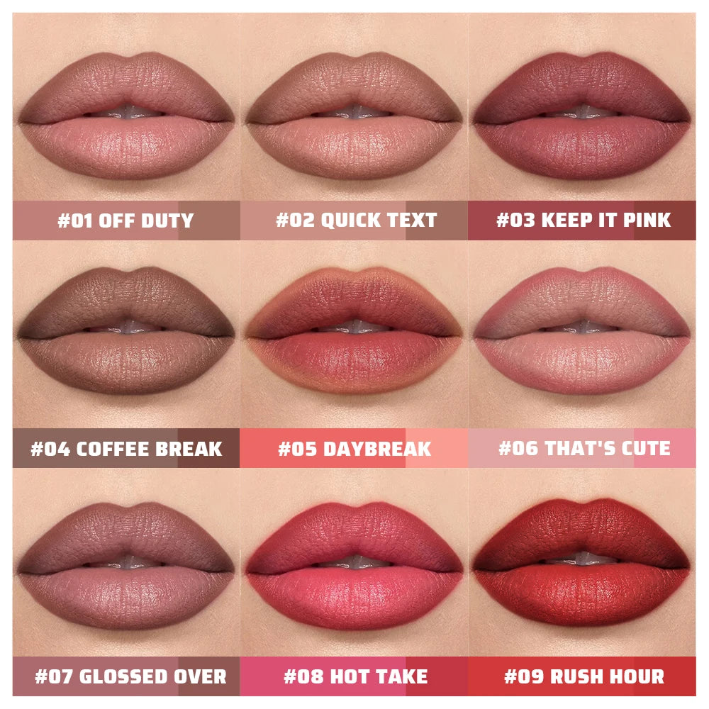 Double Draw Lip Definer 2 In 1 Lip Liner And Lip Gloss Silky Cream Texture Long Lasting Hydrating High Pigment Waterproof Makeup HIP