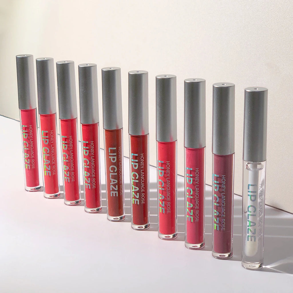 JUJU Dream 10-Pc Honey Rose Matte Velvet Lip Gloss Set Lip Gloss Set HIP